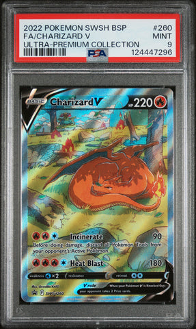 PSA MINT 9 Charizard V (SWSH260) [Sword & Shield: Black Star Promos] - 124447296