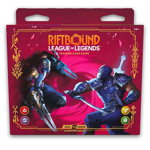Riftbound TCG: Vendetta: Showdown Decks: Zed Versus Shen