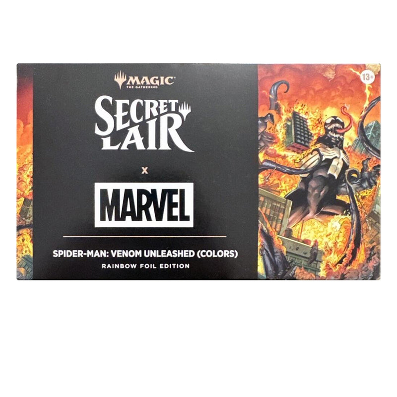 Magic the Gathering: Secret Lair x Marvel: Spider-Man: Venom Unleashed (Colors) - Rainbow Foil Edition