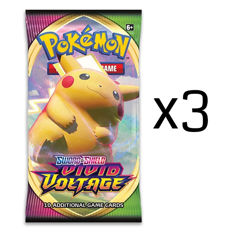 Pokmon TCG: Vivid Voltage Booster Pack: 3 Pack Pokmon TCG: Vivid Voltage Booster Pack: 3 Pack