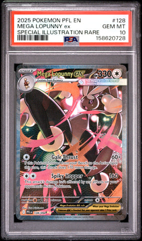 PSA GEM MT 10 Mega Lopunny Ex(128/094) [Pfl En-Phantasmal Flames] - 158620728