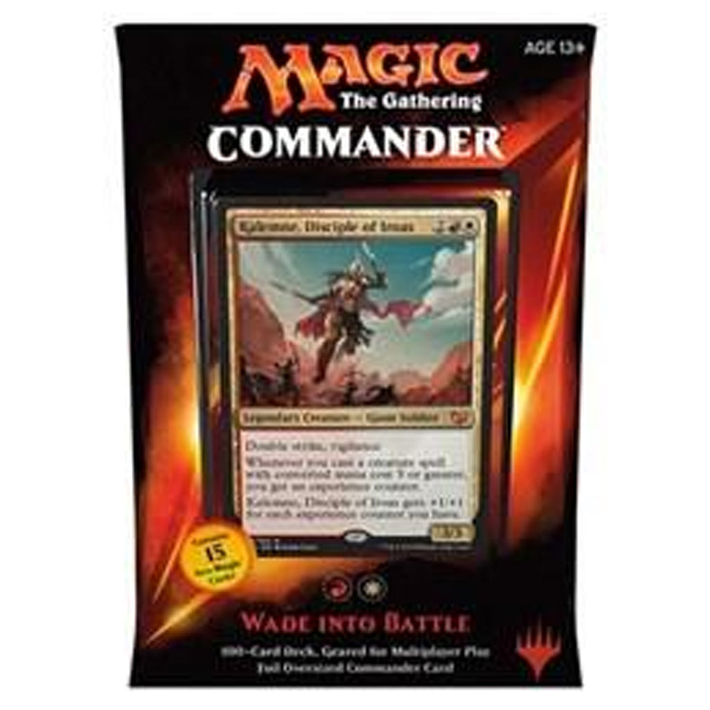 commander decks mtg 2015 Magic: The Gathering Set of 5 featuring a powerful legendary commander card designed to control the battlefield with fiery spells and relentless creatures Magic the Gathering: Commander 2015