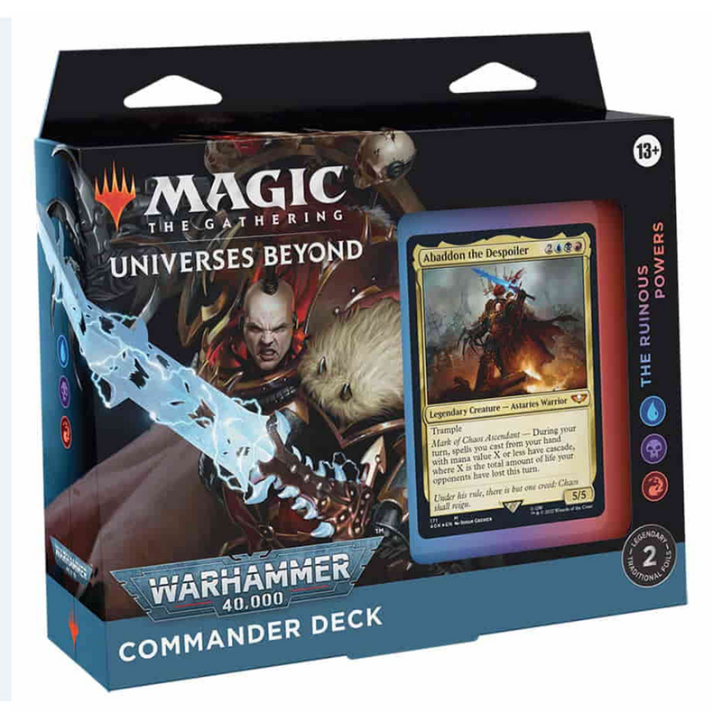 warhammer mtg card sleeves Magic The Gathering: Warhammer 40000: Commander Deck