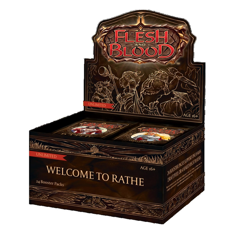 Flesh & Blood TCG: Welcome to Rathe: Unlimited Booster Box Flesh & Blood TCG: Welcome to Rathe: Unlimited Booster Box