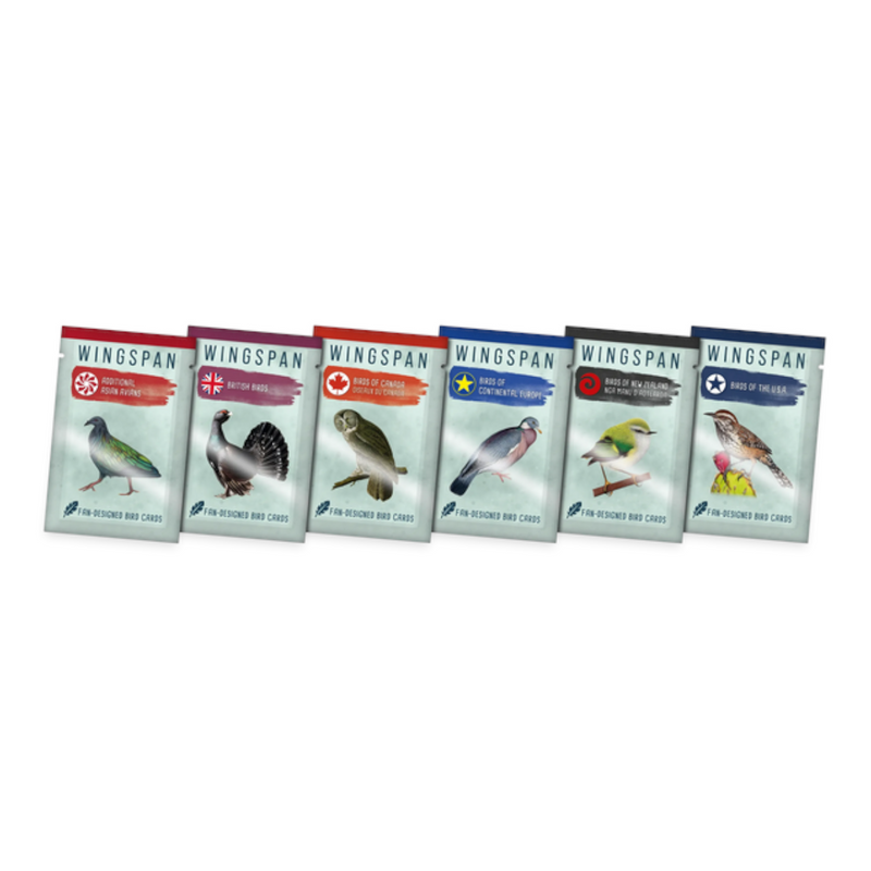 Wingspan: Fan-Designed Bird Card Pack: Set of Six