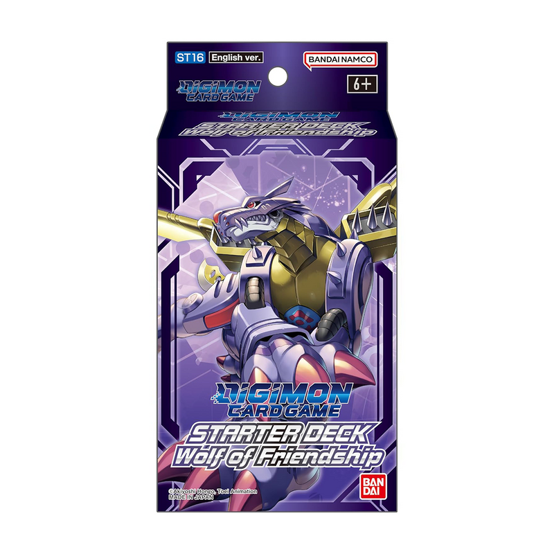 digimon card game wolf of friendship - Join the Digimon battle today with the Wolf of Friendship ST16 Starter Deck! Starter Deck Steel Wolf of