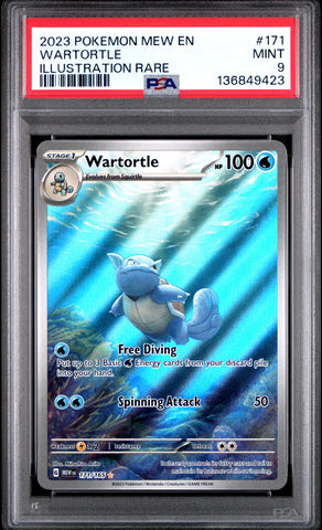 PSA MINT 9 Wartortle(171/165) [Mew En-151] - 136849423