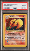 PSA NM-MT 8 Flareon-Holo(3/64) [Jungle] - 76070597