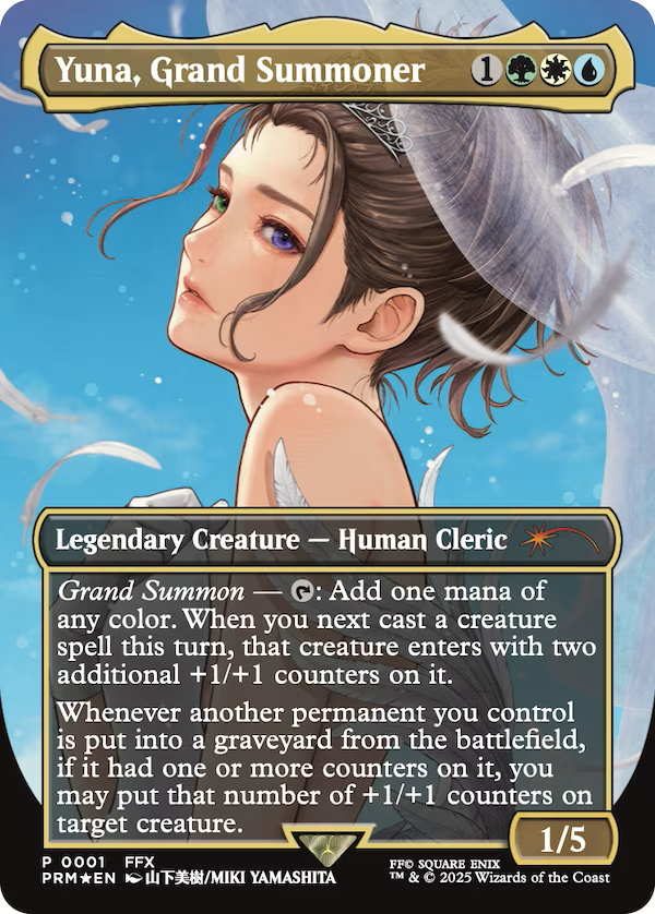 MTG Final Fantasy HOLIDAY Commander Box League w/Yuna promo