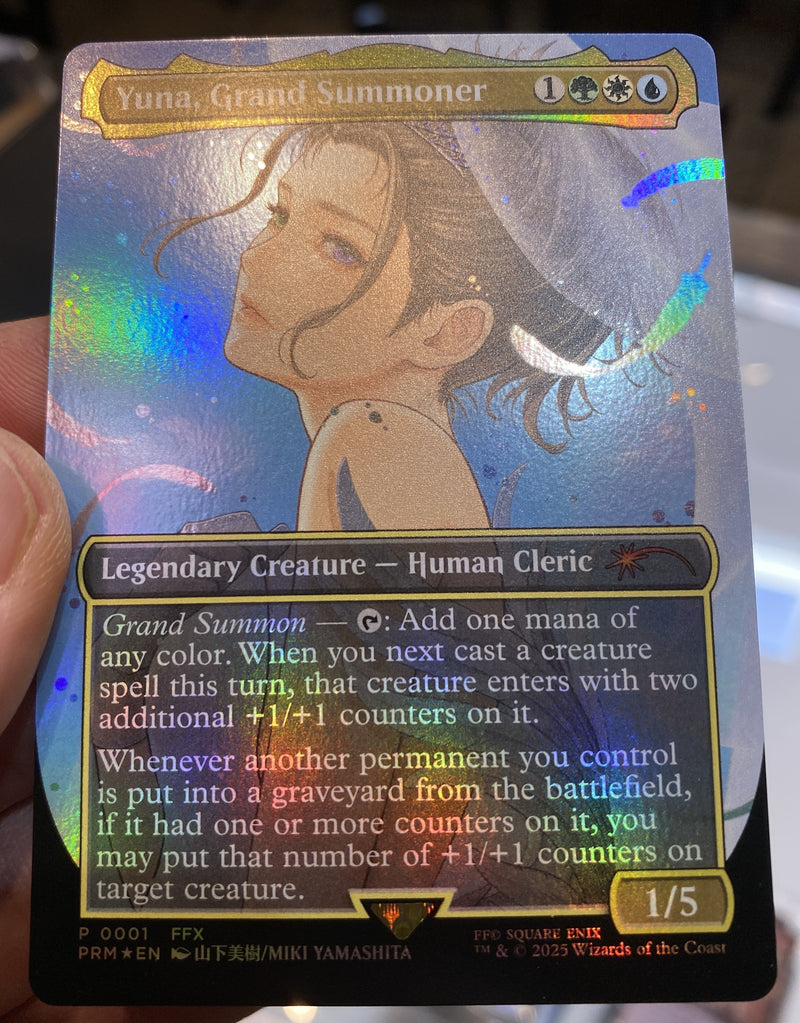 MTG Final Fantasy HOLIDAY Commander Box League w/Yuna promo