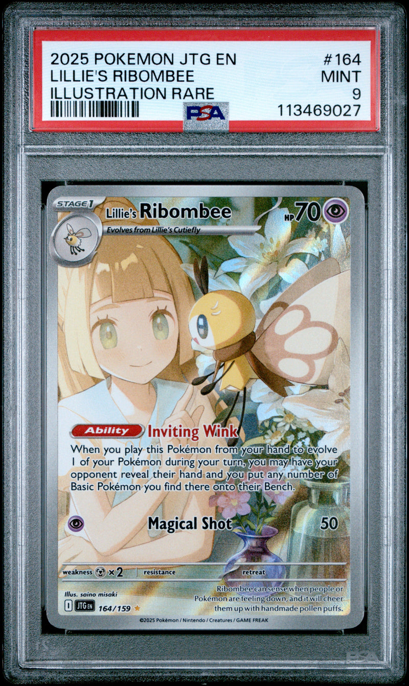 PSA MINT 9 Lillie'S Ribombee (164/159) [Jtg En-Journey Together] - 113469027