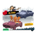 Zombicide 2nd Edition: 3D Car Set