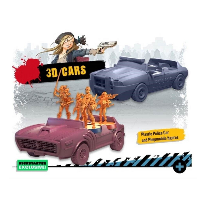 Zombicide 2nd Edition: 3D Car Set