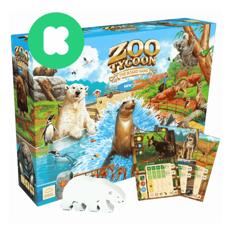 Zoo Tycoon: The Board Game: New Shores Expansion: Deluxe Kickstarter Edition