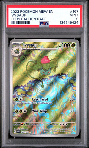 PSA MINT 9 Ivysaur(167/165) [Mew En-151] - 136849424
