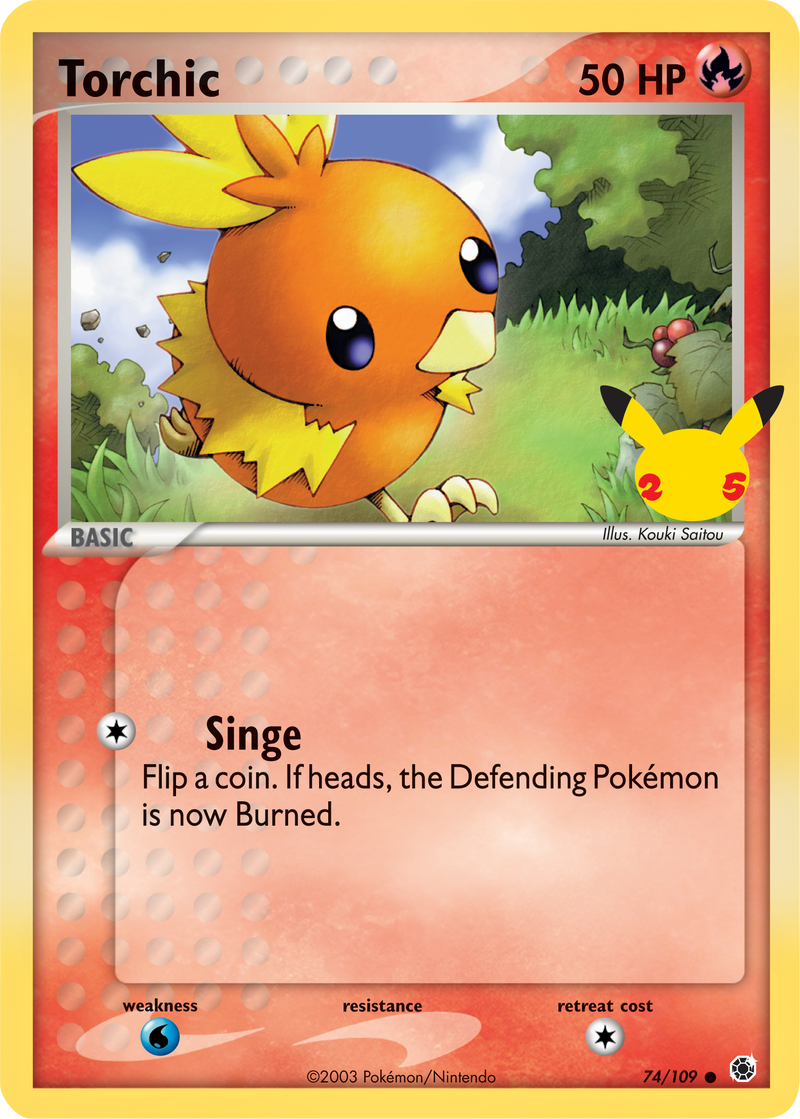 Torchic (74/109) (Jumbo Card) [First Partner Pack]