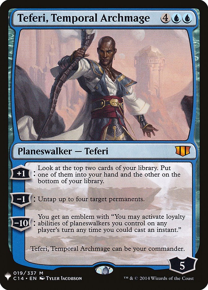 Mtg Mystery Booster Teferi, Temporal Archmage #19