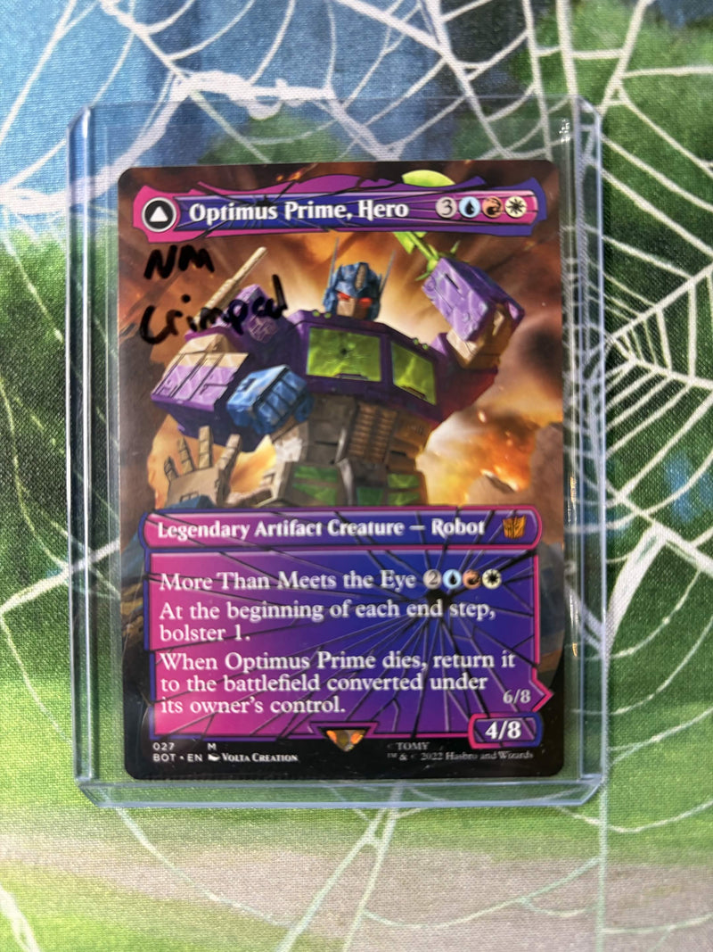 Optimus Prime, Hero (Shattered Glass) (Crimped) [Universes Beyond: Transformers]