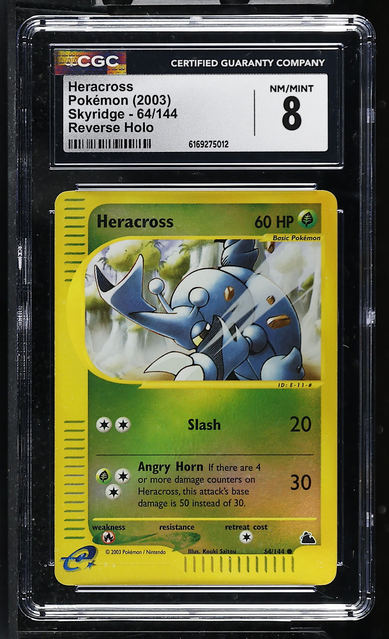 CGC 8 Heracross (64/144) [Skyridge] - 6169275012