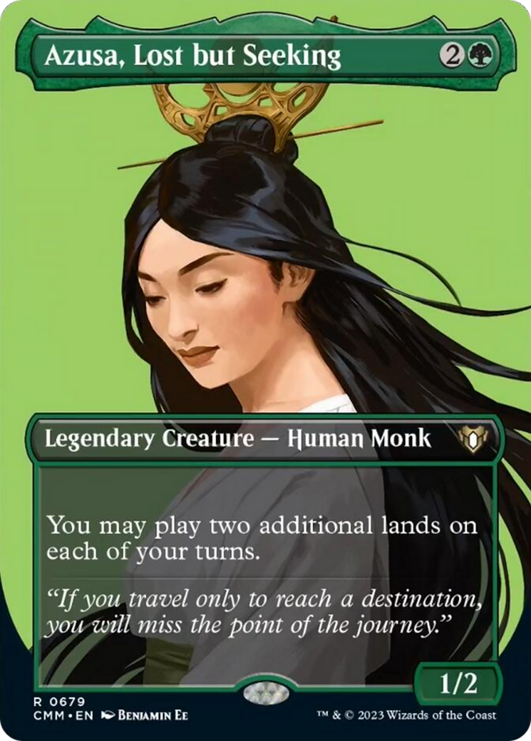 mtg borderless profile cards the Boundless enters the battlefield The Profile Borderless cards returns