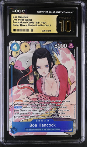 CGC PRISTINE 10 Boa Hancock [Promotional Cards] - 6136451014