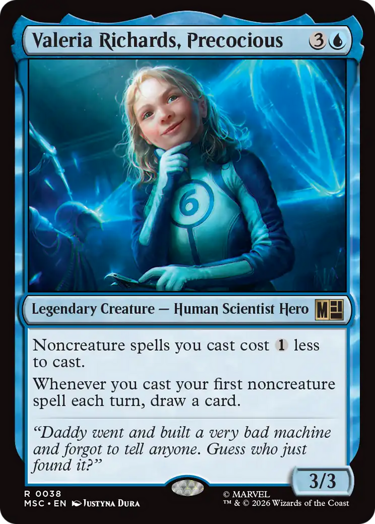 Valeria Richards, Precocious (Surge Foil) [Marvel Super Heroes Commander]