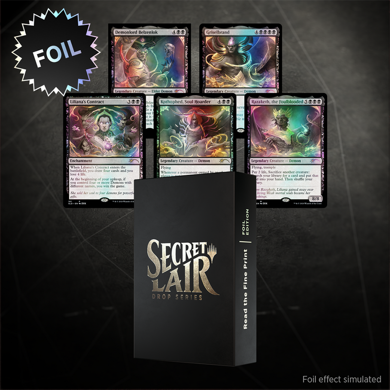 Magic The Gathering: Secret Lair: Read the Fine Print Foil Edition