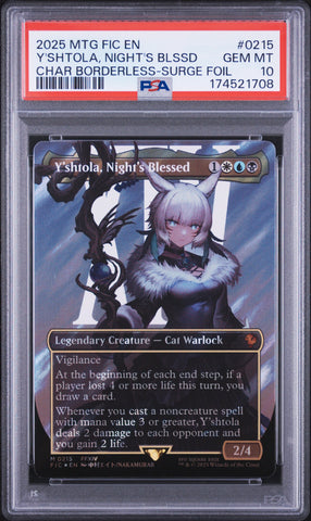 PSA GEM MT 10 Y'Shtola, Night'S Blssd [Magic The Gathering Final Fantasy Commander] - 174521708
