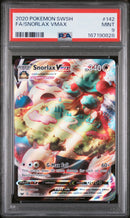 PSA MINT 9 Snorlax Vmax (142/202) [Sword & Shield] - 167190828