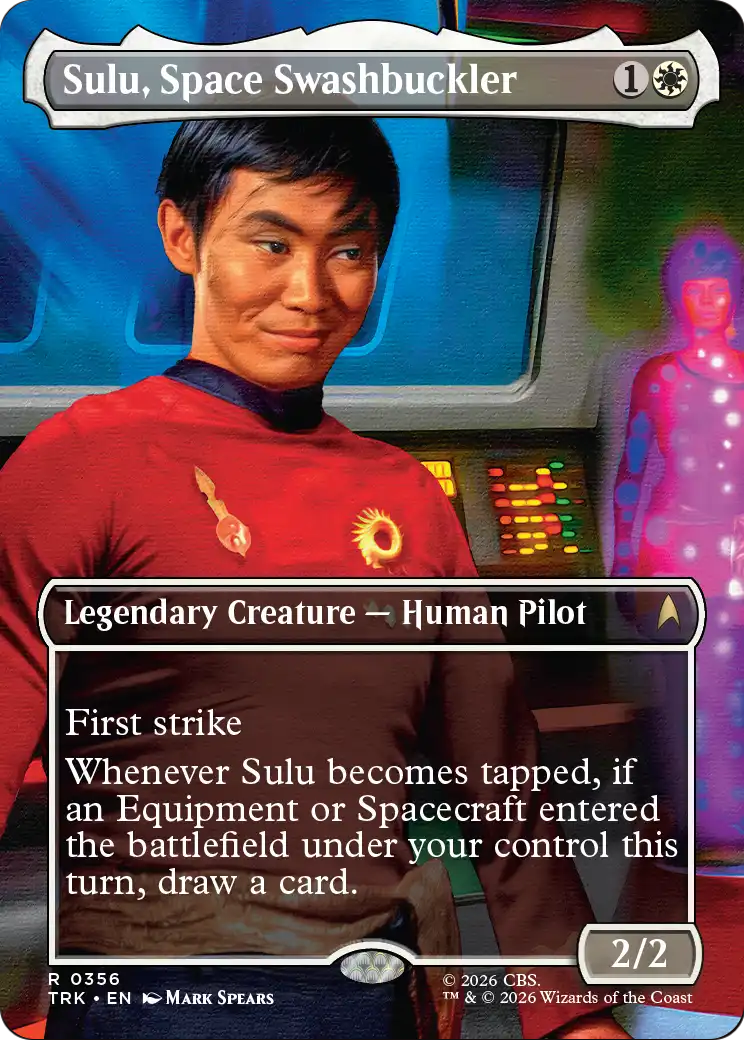 Sulu, Space Swashbuckler (Borderless) [Star Trek]