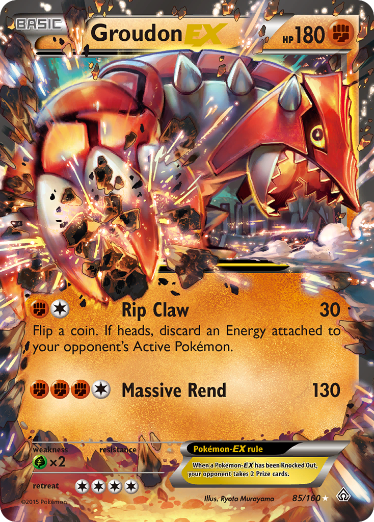 pokemon cards primal groudon Primal Groudon ex . . . Follow @r_vally04 for more Pokmon Cards #pokemon #pokemontcg #art #groudon #hoennregion