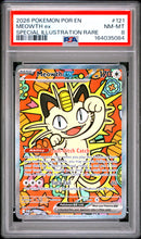 PSA NM-MT 8 Meowth Ex (121/088) [Por En-Perfect Order] - 164035084