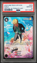 PSA GEM MT 10 Sanji [Op10-Royal Blood] - 120114262