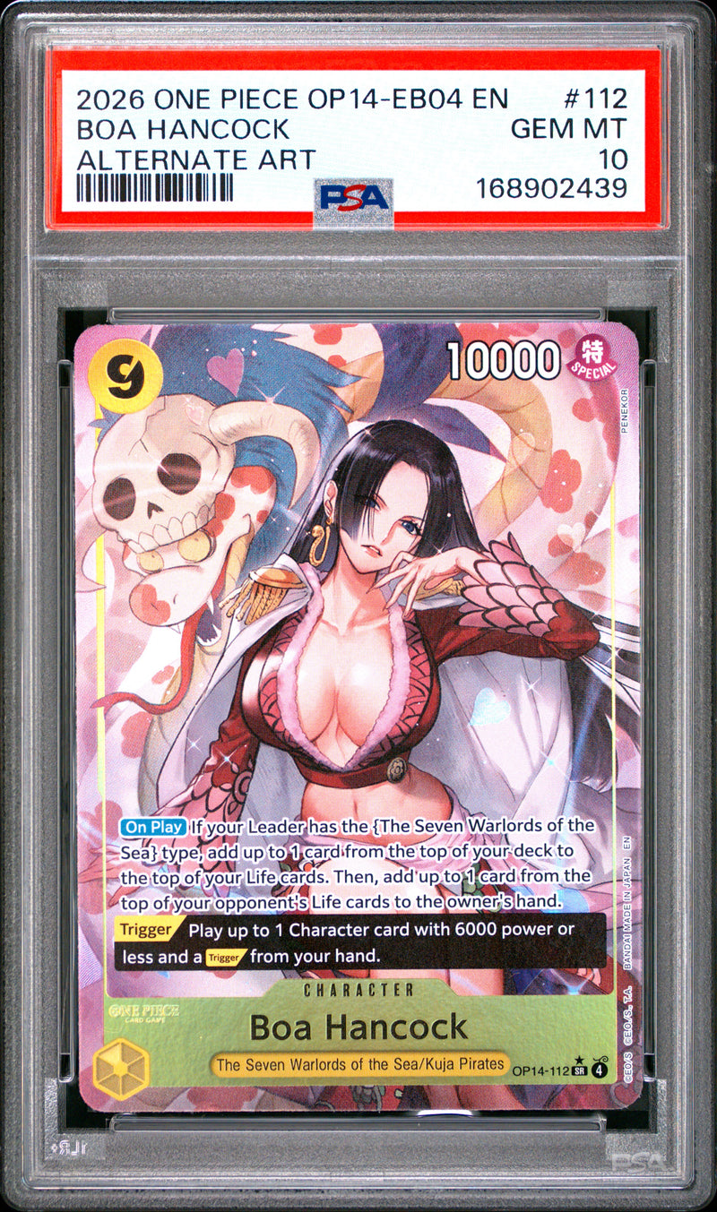 PSA GEM MT 10 Boa Hancock [Op14-Eb04-The Azure Sea's Seven] - 168902439