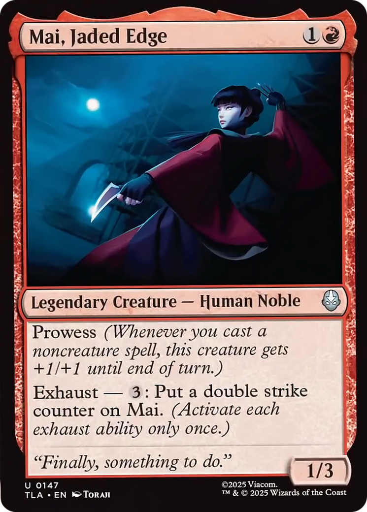 Mai, Jaded Edge [Avatar: The Last Airbender]