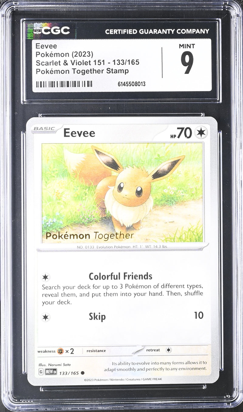 CGC 9 Eevee (133/165) [Scarlet & Violet 151] - 6145508013