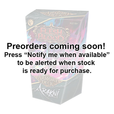 Flesh and Blood TCG: Armory Deck: Arakni
