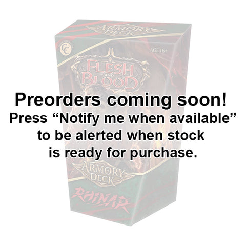 Flesh and Blood TCG: Armory Deck: Rhinar