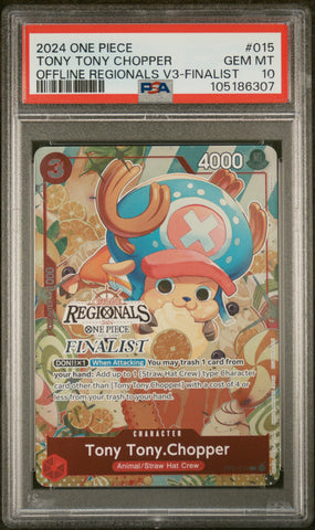 PSA GEM MT 10 Tony Tony Chopper [Offline Regionals Pack 2024 Vol.3] - 105186307