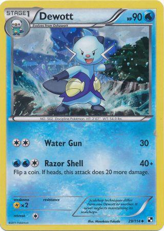 cracked ice pokemon cards Empoleon (34/156) (Cracked Holo) (Theme Deck Exclusive) [Sun & Moo discard a Fire Energy attached to Flareon E4. Dewott (29/114) (Cracked Ice Holo)