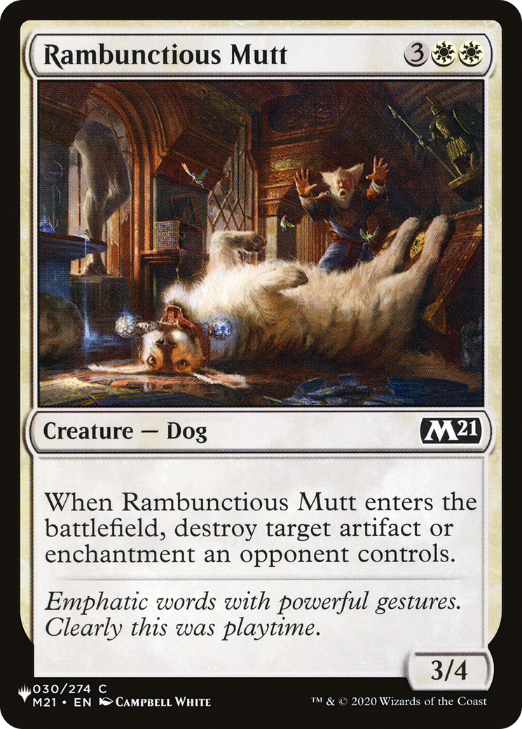 Rambunctious Mutt [The List Reprints]