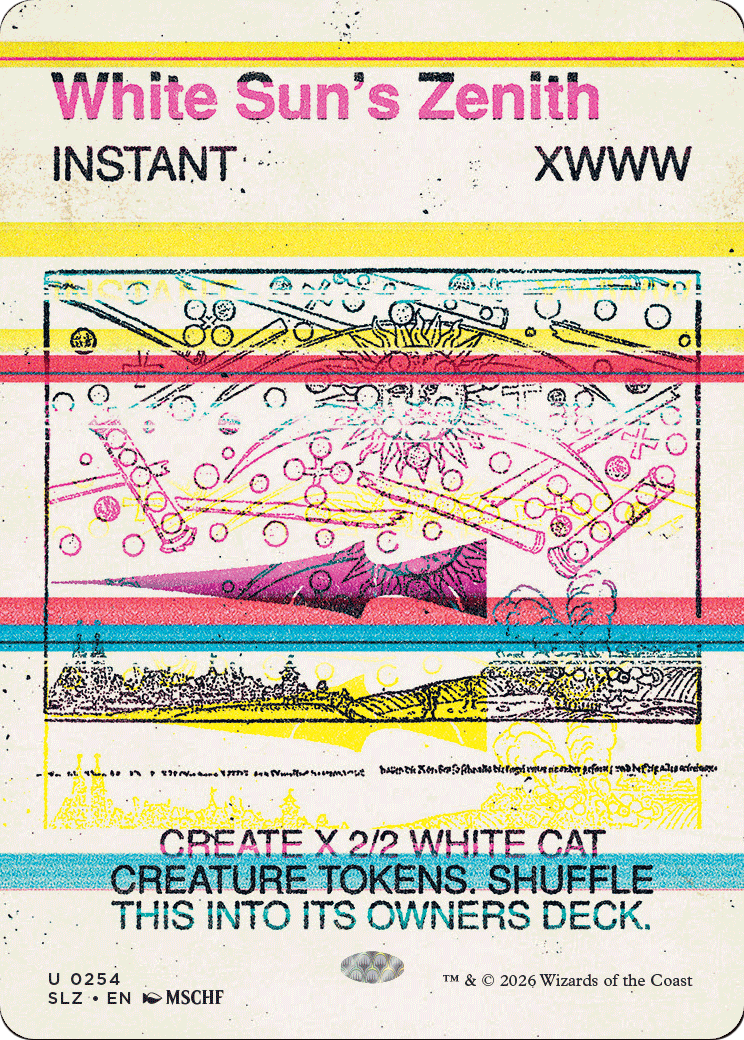 White Sun's Zenith (0254) [Secret Lair x MSCHF: The Zeta Set]
