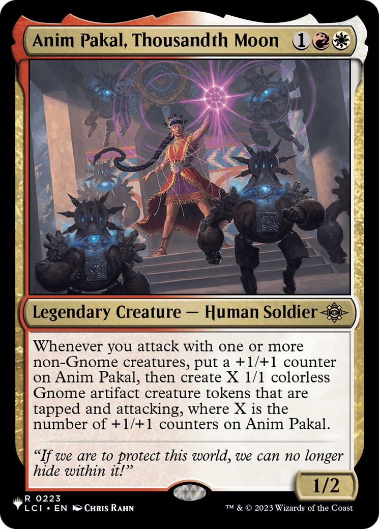 Anim Pakal, Thousandth Moon [The List]