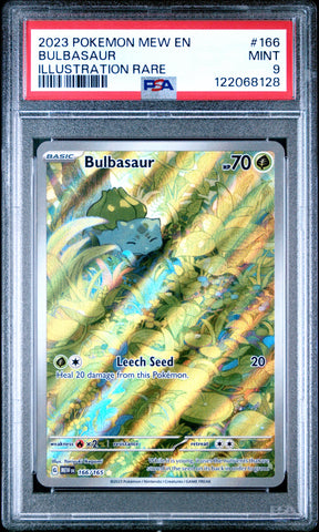 PSA MINT 9 Bulbasaur (166/165) [Mew En-151] - 122068128