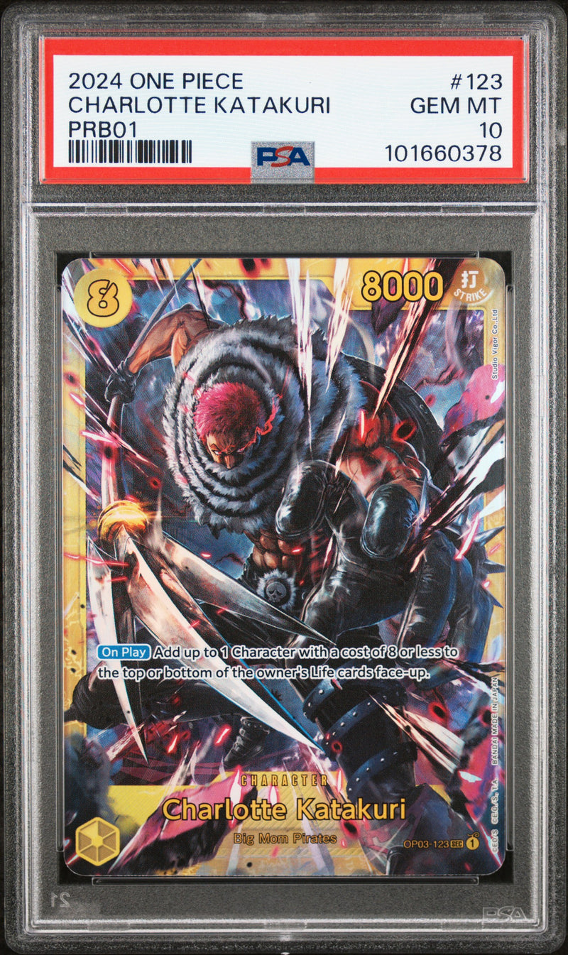 PSA GEM MT 10 Charlotte Katakuri [Prb01-Premium Booster -The Best-] - 101660378