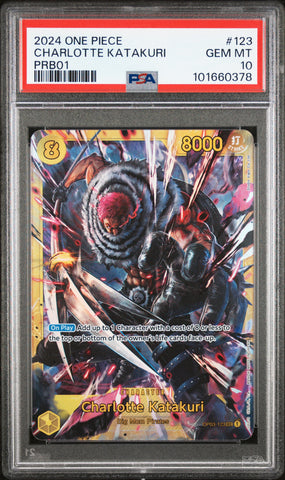 PSA GEM MT 10 Charlotte Katakuri [Prb01-Premium Booster -The Best-] - 101660378