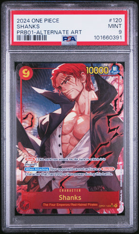 PSA MINT 9 Shanks [Prb01-Premium Booster -The Best-] - 101660391