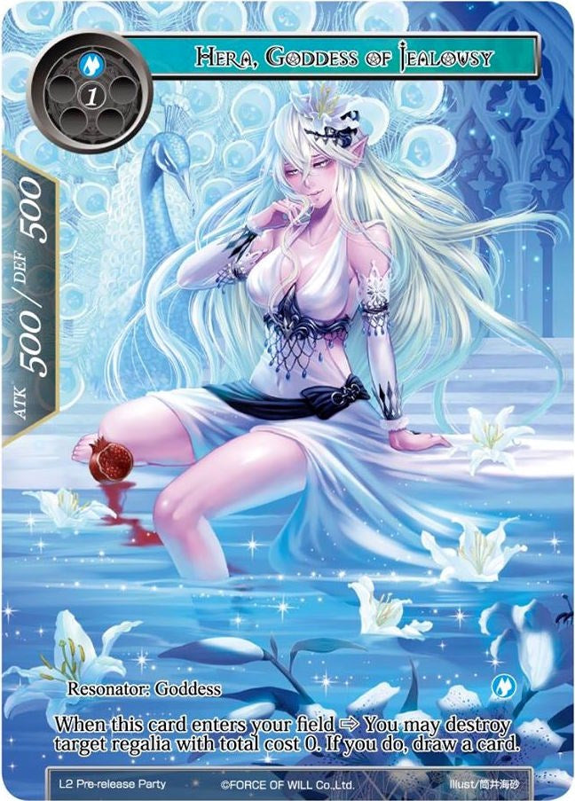 Hera, Goddess of Jealousy (L2 Pre-release Party) [Promo Cards]