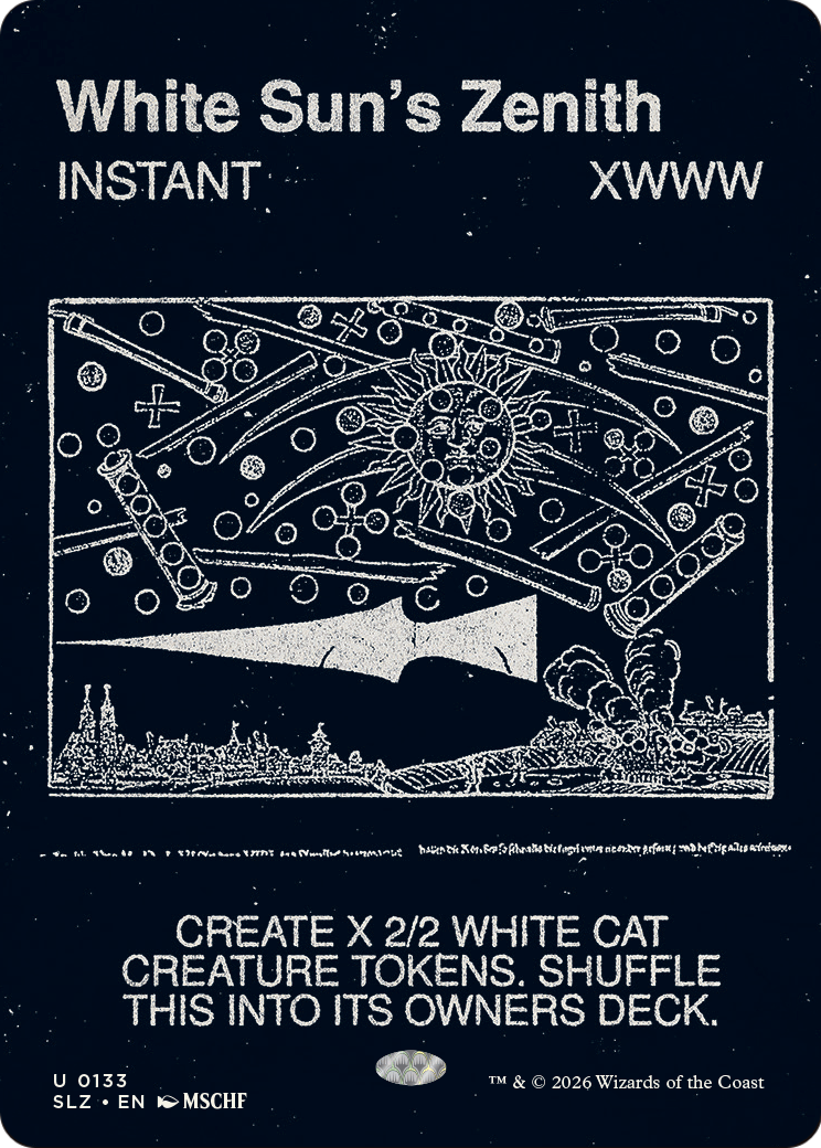 White Sun's Zenith (0133) [Secret Lair x MSCHF: The Zeta Set]