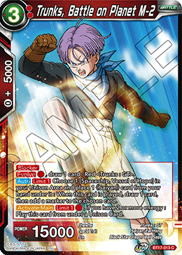 Trunks, Battle on Planet M-2 (BT17-013) [Ultimate Squad]